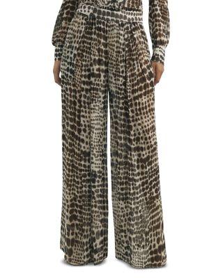 Aurelie Wide Leg Trousers by REISS