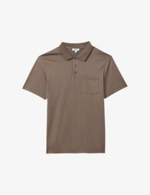 Austin short-sleeve cotton polo shirt by REISS