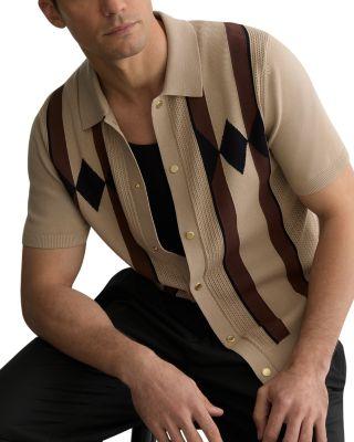 Axis Stripe Polo Shirt by REISS
