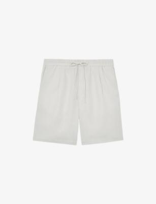 Barges Drawstring-Waist Linen Shorts by REISS