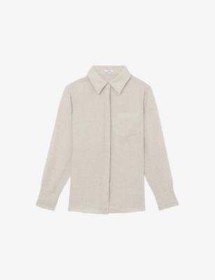 Belle Relaxed-Fit Linen Shirt by REISS