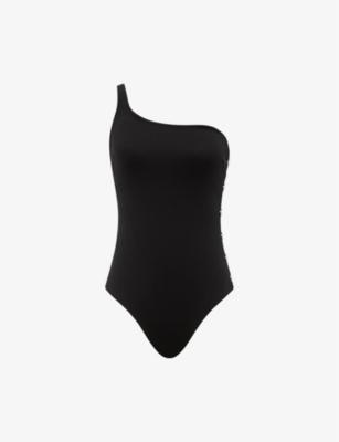 Bethany one-shoulder swimsuit by REISS