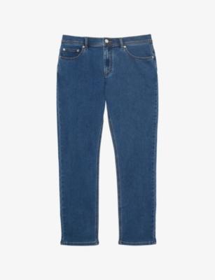Bishopsgate Tapered-Leg Slim-Fit Denim Jeans by REISS