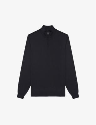 Blackhall funnel-neck merino-wool jumper by REISS