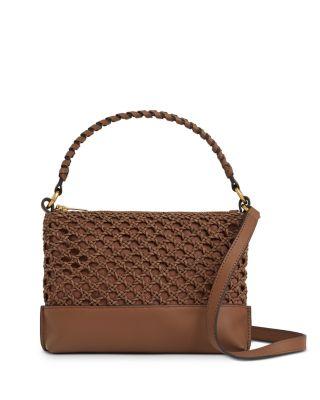 Blakeley Raffia Crossbody Bag by REISS