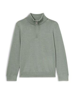 Boys' Merino Zipped Funnel Neck Top - Little Kid by REISS
