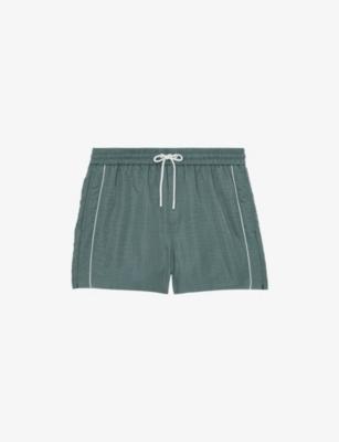 Breeze Pipe-Detail Woven Swim Shorts by REISS