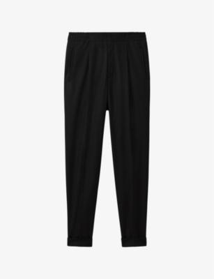 Brighton relaxed-fit tapered woven trousers by REISS