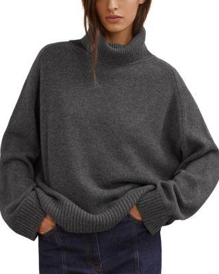 Brooklyn Wool & Cashmere Roll Neck Sweater by REISS