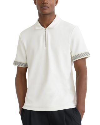 Bruno Half Zip Polo Shirt by REISS