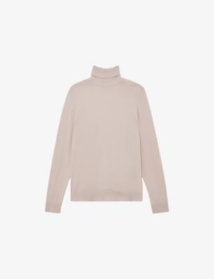 Caine Roll-Neck Merino-Wool Jumper by REISS