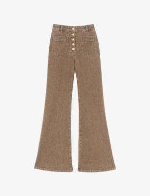Cali Flared Denim Jeans by REISS