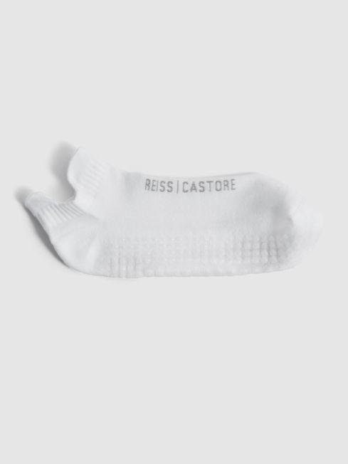 Castore Yoga Ankle Socks in White by REISS