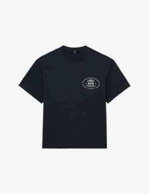 Clement Branded-Print Cotton-Jersey T-Shirt by REISS