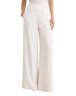 Clover Wide Leg Side Zip Pants by REISS