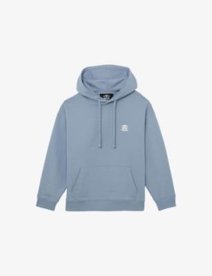 Conlin Monogram-Embroidered Cotton Hoody by REISS