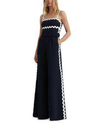 Dash Rickrack Jumpsuit by REISS