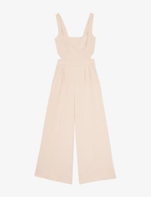 Dion Wide-Leg Woven Jumpsuit by REISS