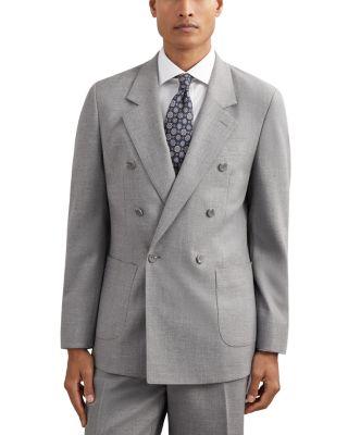 Double Breasted Notched Blazer by REISS