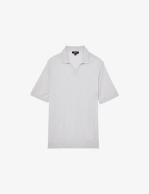 Duchie Open-Collar Merino-Wool Polo by REISS