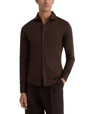 Duke Air Water Cotton Slim Fit Shirt by REISS