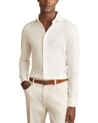 Duke Airwater Finish Cotton Jersey Shirt by REISS