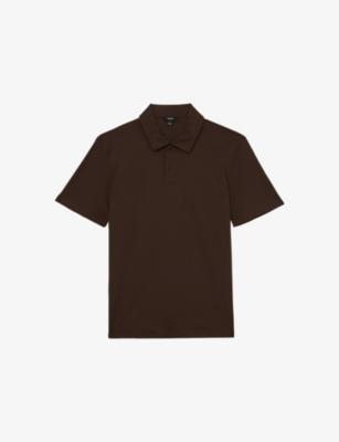 Earl Short-Sleeved Cotton Polo Shirt by REISS