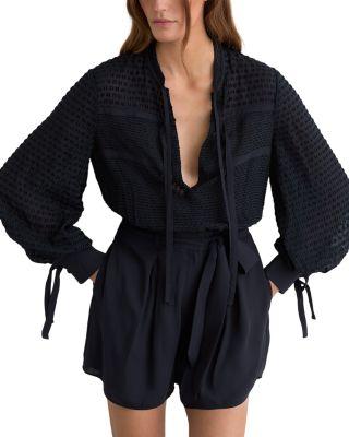 Embroidered Romper by REISS