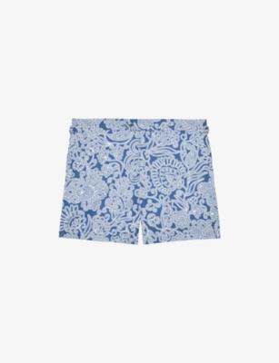 Fallow Paisley-Print Swim Shorts by REISS