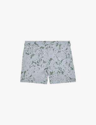 Fallow Paisley-Print Swim Shorts by REISS