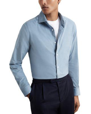 Fine Corduroy Button Front Shirt by REISS