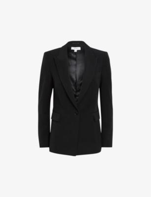 Gabi single-breasted stretch-woven blazer by REISS