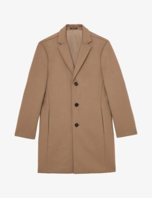 Gable Single-Breasted Wool-Blend Overcoat by REISS