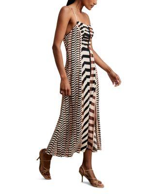Georgie Printed Midi Dress by REISS