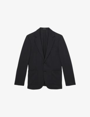 Gerrard Notched-Lapel Slim-Fit Stretch-Jersey Blazer by REISS