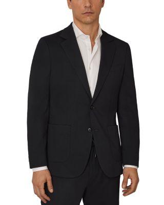 Gerrard Regular Fit Textured Jersey Knit Blazer by REISS