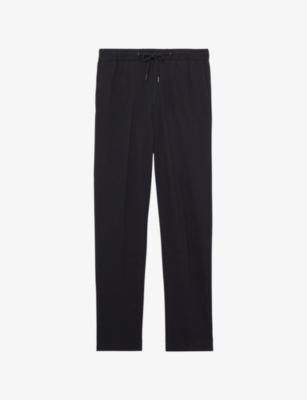 Gerrard Slim-Fit Straight-Leg Stretch-Jersey Trousers by REISS