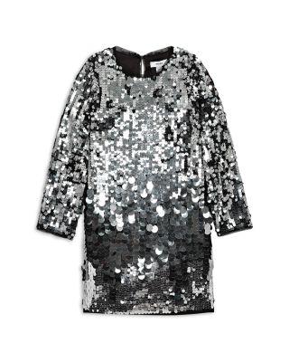 Girls' Hattie Long Sleeve Sequin Dress - Big Kid by REISS