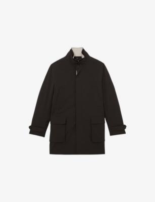 Haylen Hybrid Overcoat with Removable Gilet by REISS