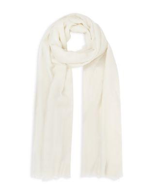 Heidi Plain Wool & Cashmere Lightweight Scarf by REISS