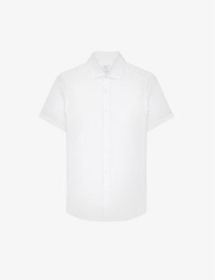 Holiday slim-fit linen shirt by REISS