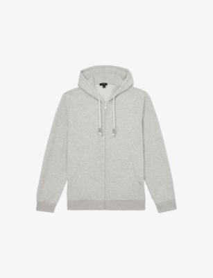 Howel Zip-Up Cotton-Jersey Hoody by REISS