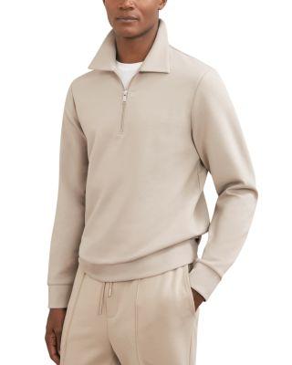 Interlock Half Zip Sweater by REISS
