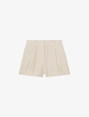 Jayce Striped Woven Shorts by REISS