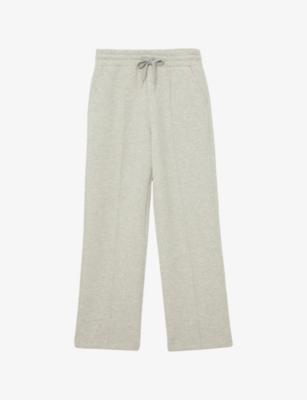 Jemma Wide-Leg Stretch-Jersey Jogging Bottoms by REISS
