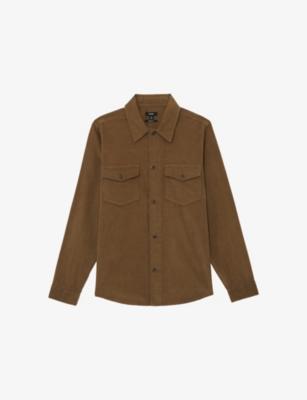 Kai Patch-Pocket Cotton-Corduroy Overshirt by REISS