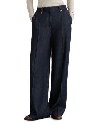 Kaia Wide Leg Pants by REISS