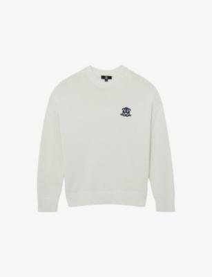 Kendi Monogram-Embroidered Cotton Jumper by REISS