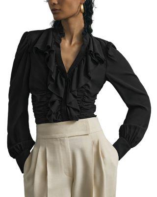 Laverna Silk Stretch Blouse by REISS