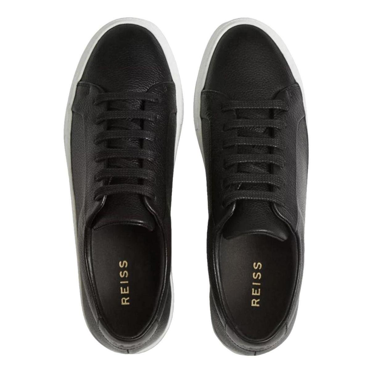 Leather trainers by REISS